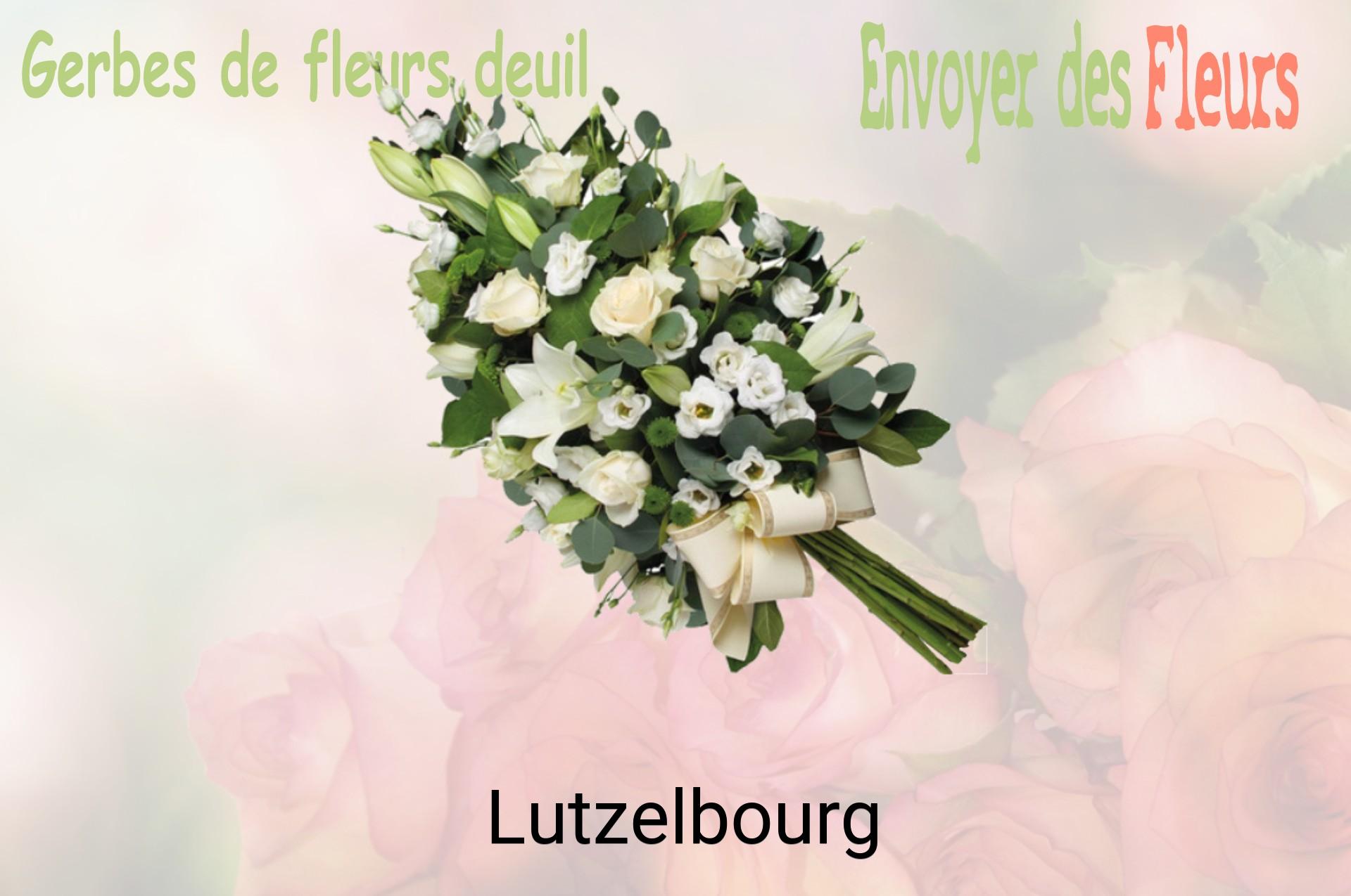 Gerbe de fleurs de deuil livrée à Lutzelbourg